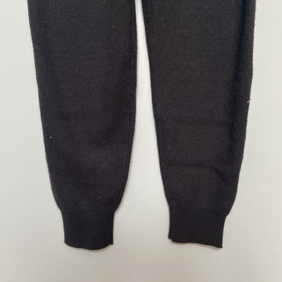 Luxe by Priv Black Knit Drawstring Joggers Size S - Picture 5 of 9